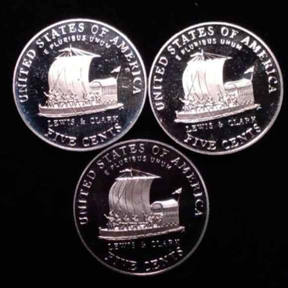 3 Proof Keel DCAM Jefferson Nickels 2004-S - Picture 4 of 5